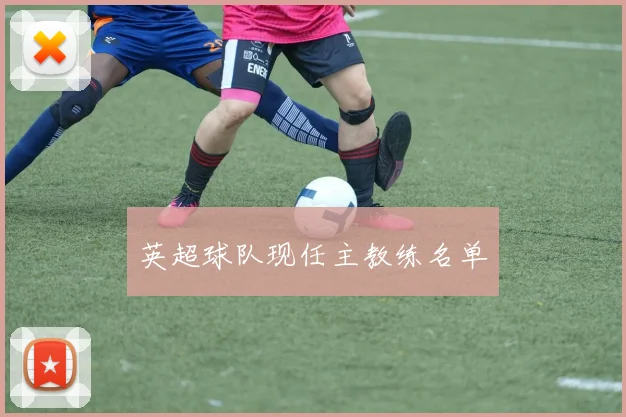 英超球队现任主教练名单